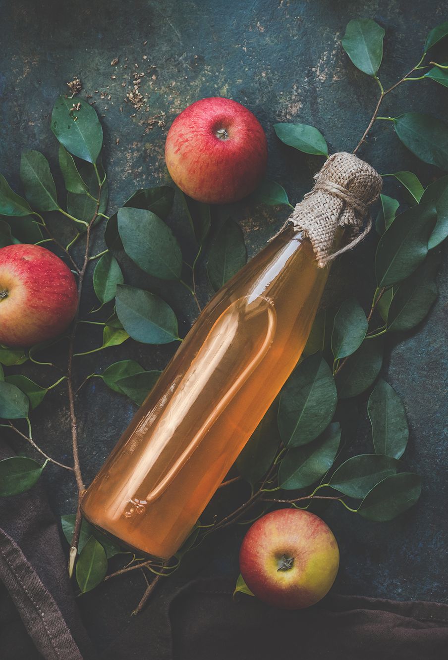وصفات تغذية الشعر بـ خل التفاح
